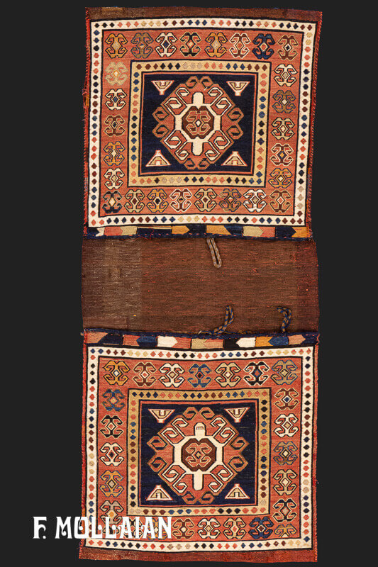Antique Caucasian Saddle-Bag Kilim Rug n°:11270622